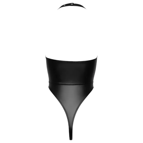 Cottelli Party - body lucido con collo halter - nero