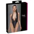 Cottelli Party - body lucido con collo halter - nero - M