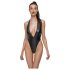 / Cottelli Party - body lucido con collo all'americana (nero) - M