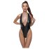 / Cottelli Party - body lucido con collo all'americana (nero) - M