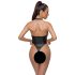 / Cottelli Party - body lucido con collo all'americana (nero) - M