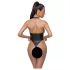 Cottelli Party - body lucido con collo halter - nero - M