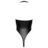 Cottelli Party - body lucido con collo halter - nero - M