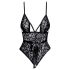 Kissable - body in pizzo (nero)