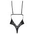 Baciabile - body in pizzo (nero) - L/XL