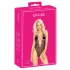 Kissable - body nero ricamato rosa - L/XL