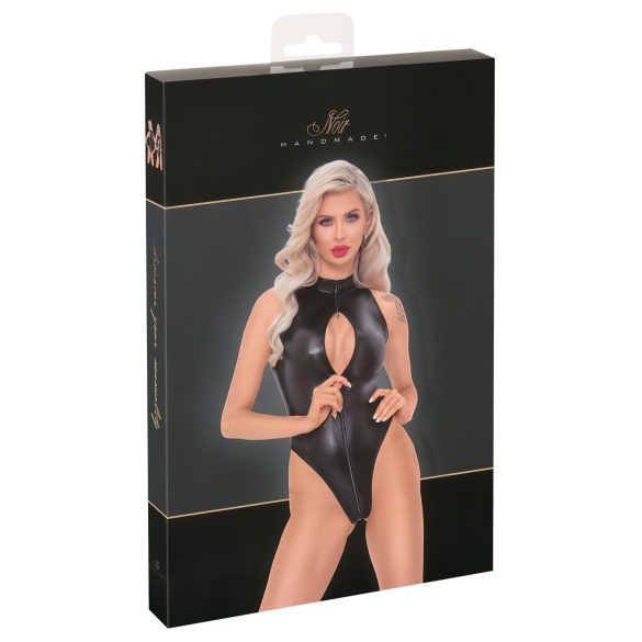 Noir - Body effetto pelle di serpente (nero) - L