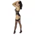 Cottelli - body aperto con spalline e reggicalze - nero