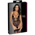 Cottelli - body aperto con spalline e reggicalze - nero - L