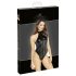 Noir - body lucido con collo halter (nero) - M
