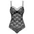Obsessive 860-TED-1 - body in pizzo super sexy (nero)