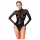 Noir - body lucido con inserto trasparente - nero - XL