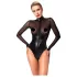 Noir - body lucido con inserto trasparente - nero - XL