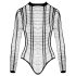Cottelli - body aperto a righe (nero) - S-L