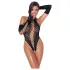 Cottelli - body con guanti - nero - taglia S-L