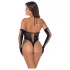 Cottelli - body con guanti - nero - taglia S-L