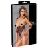 Cottelli Bondage - body aperto con catene (nero) - L