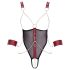 Cottelli Bondage - body aperto con catene (nero) - L