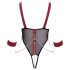 Cottelli Bondage - body aperto con catene (nero) - L