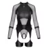 Cottelli Bondage - top trasparente con manette - nero - M