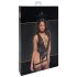 Noir Libido - body con reggicalze (nero) - L