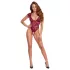 Cottelli - body in pizzo con perle - rosso - L