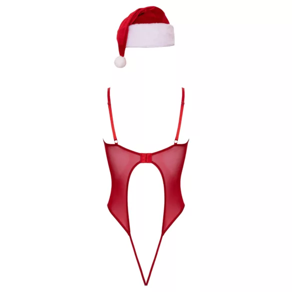 Cottelli - body natalizio con accessori - rosso