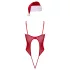 Cottelli - body natalizio con accessori - rosso