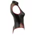 Cottelli - body in rete con cerniera (nero)