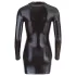 Cottelli - Vestito mini lucido a maniche lunghe - nero - M