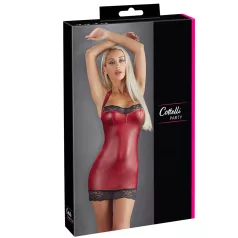 Cottelli - minidress lucido (rosso)