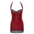Cottelli - mini abito lucido (rosso) - XL