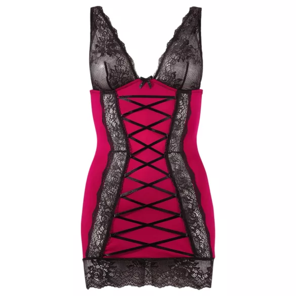 Cottelli - abito stringato sexy - rosso - XL