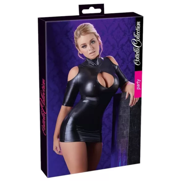 Cottelli - abito party spalle scoperte - nero