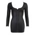 Cottelli - abito party con zip in strass (nero)