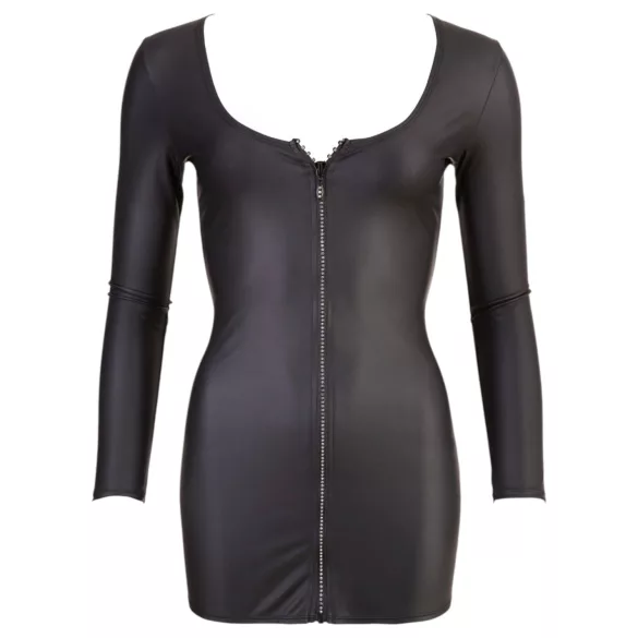 Cottelli - vestito da festa con zip e strass - nero