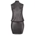 Cottelli Plus Size - abito trasparente chiffon lucido - nero