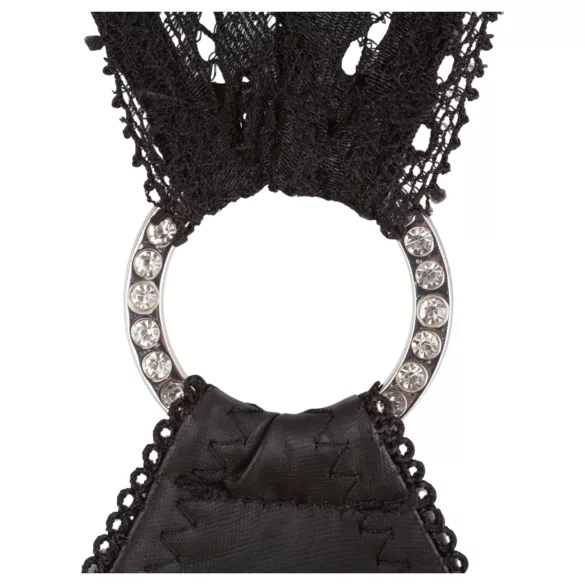 Abierta Fina - minidress sensuale - tessuto lucido - nero - L