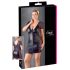 Cottelli Plus Size - abito combinato pizzo e fiocco (nero) - 3XL