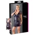 Cottelli Plus Size - abito combinato pizzo e fiocco - nero - 4XL