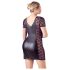 Cottelli Plus Size - vestito in pizzo con fiocco (nero) - 4XL