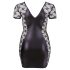 Cottelli Plus Size - vestito in pizzo con fiocco (nero) - 4XL