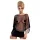 Obsessive - minivestito trasparente con perizoma - nero