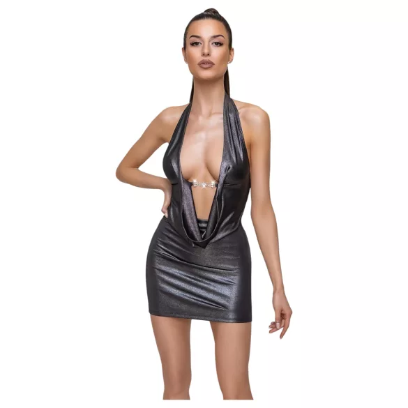Cottelli Party - abito con collo allacciato (argento) - XL
