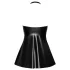 Noir - minigonna con top - effetto serpente - nero