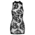 Noir - abito mini senza maniche con rose (nero) - M