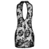 Noir - abito mini senza maniche con rose (nero) - M