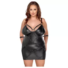 Cottelli Plus Size - abito sexy con manette - nero
