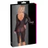 Cottelli Party - abito trasparente con zip - nero - L