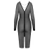 Cottelli Party - abito trasparente con zip - nero - L